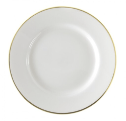 Gold Rimmed Dessert Plate 6.5